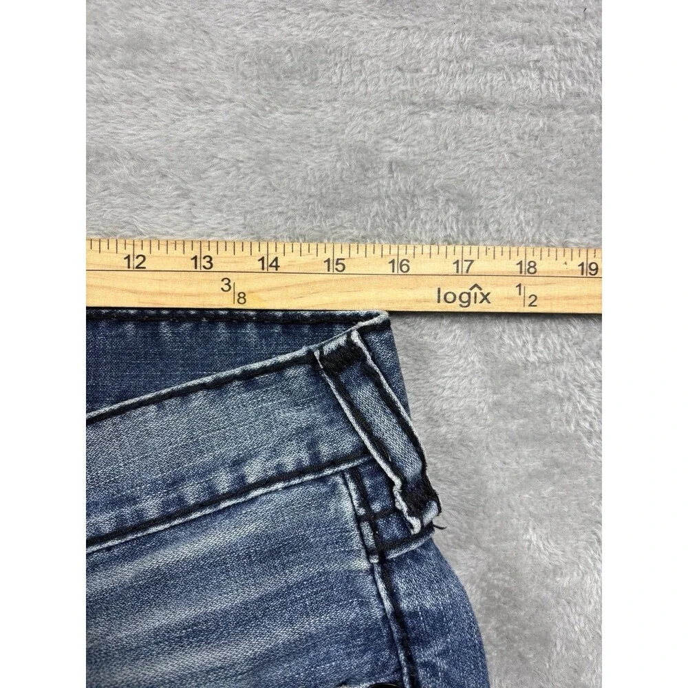 True Religion Ricky Super T Jeans USA Made Vintage Y2K Flap Pockets 31